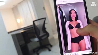 Curvy Stepsister Anissa Miller Gets Cum Finish As A Bunny