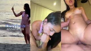 Anna Arango's Beach Day Turns To Pussy Pounding