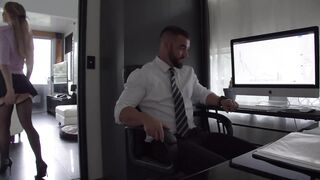 Scarlet Chase Gets An Anal Creampied By Her Boss