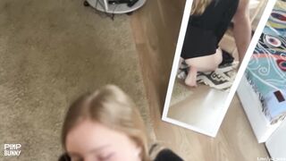 Cute Blonde With Green Eyes Yuiwoo Gets A Facial After BJ