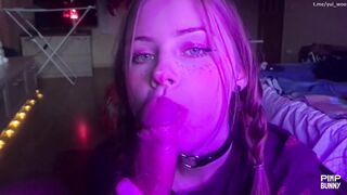 Younger Stepsister Yuiwoo POV Gets Facial After Sucks A Cock