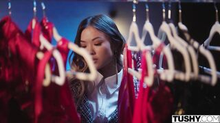 Lulu Chu Gets Her Tight Ass Drilled By Her Boss
