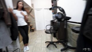 Lia Lin's Pussy Gets Pounded In A Barbershop