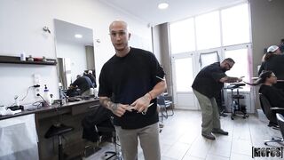 Lia Lin's Pussy Gets Pounded In A Barbershop