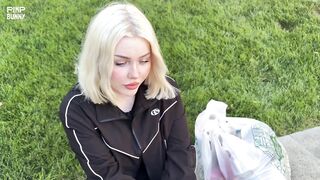 Blondessa Gets A Creampied After She Help Me Cum