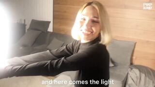 Beautiful Blonde Lil Karina Baby Begs For Sex