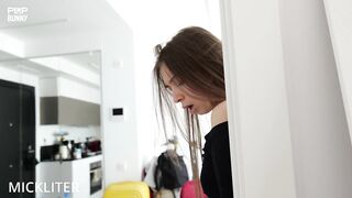 My Horny Roommate Vika Sun Dries My Balls Perfectly