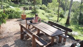 Scarlet Chase's Anal Pounding Outdoors