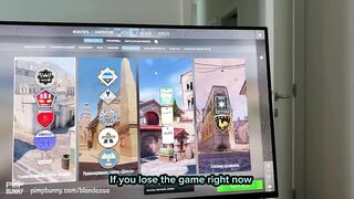 My Stepsister Blondessa Wants To Play CS Right Now And Is Offering Sex In Exchange For Me Letting Her Play