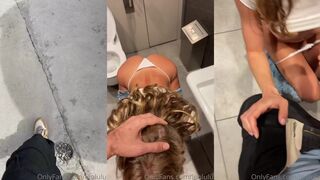 Leolulu Meets Up With Her BF In The Public Restroom