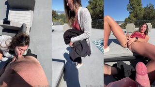 Bryce Adams Takes A Cock Outdoors In A Red Bodysuit