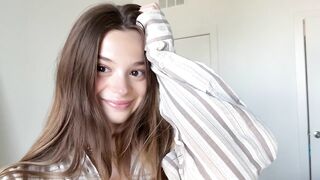 Pregnant Molly Little Teases Her Body Before Solo Play Time