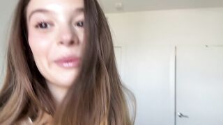 Pregnant Molly Little Teases Her Body Before Solo Play Time