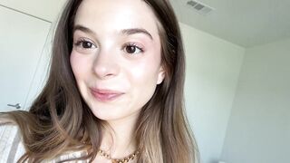 Pregnant Molly Little Teases Her Body Before Solo Play Time